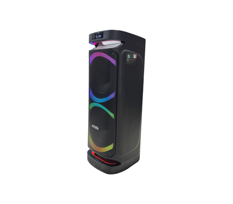 Corneta Party Max 10" 80W Bluetooth Recargable Luces Disco Mystic
