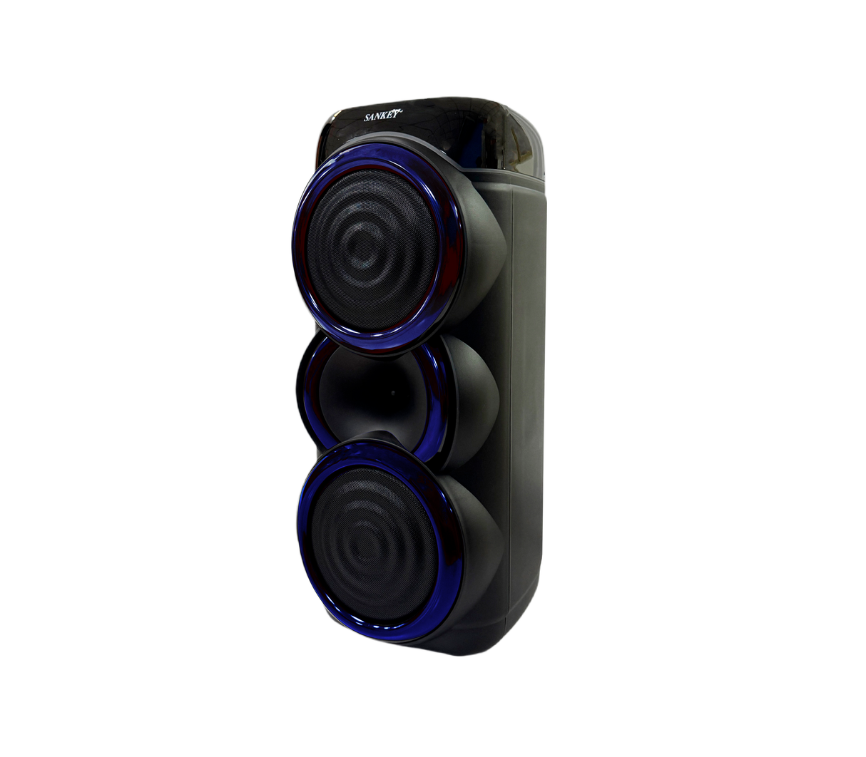 Corneta 8" amplificada 40W recargable Bluetooth/USB/Karaoke Sankey