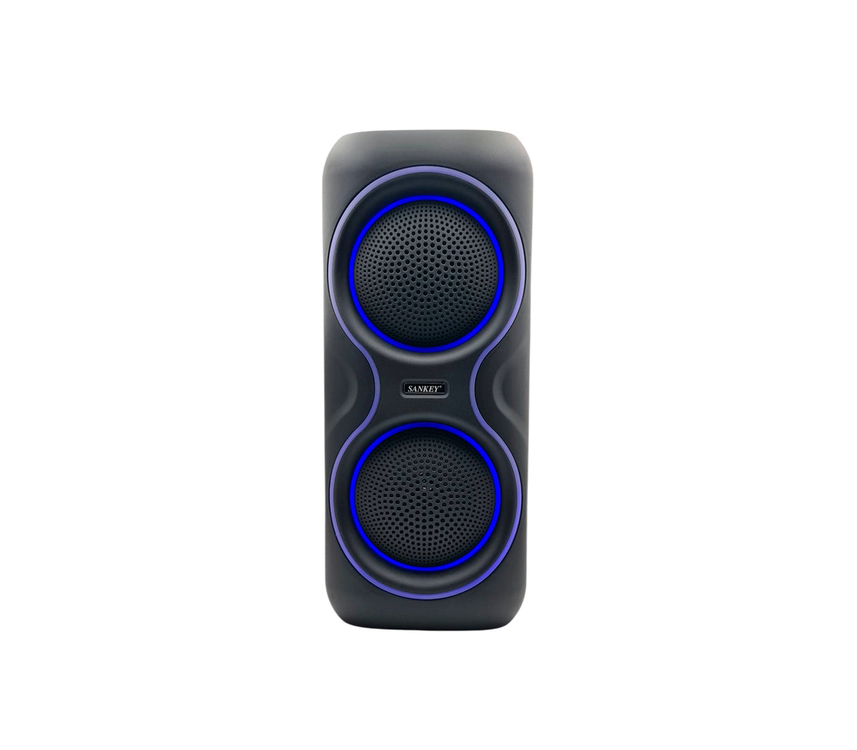 Corneta recargable 8"x2 portátil karaoke/16w Sankey