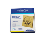 Desagüe d/ piso acero inoxidable oro cod. 4-994-2 Aquafina
