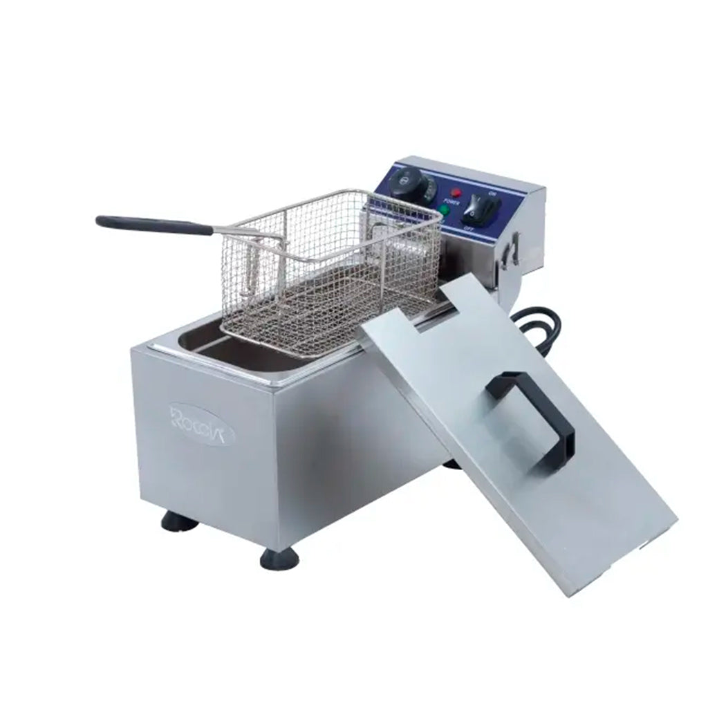 Freidora de aceite eléctrica 4 litros 2500W 110V Roccia