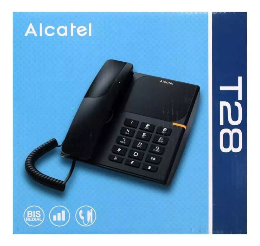 Teléfono inalámbrico dúo cod.e195duo negro Alcatel –