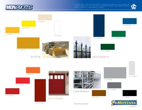 Pintura Monprotec Industrial Liviano Int/Ext Montana