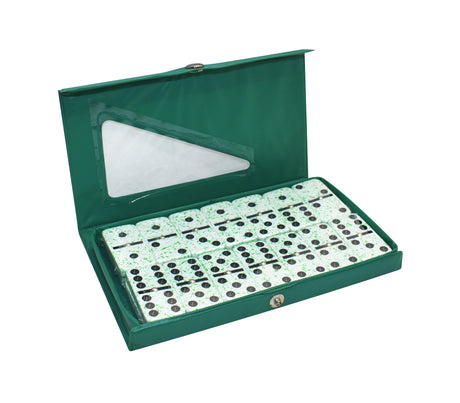Juego de dominó 8mm blanco/verde Powerfik