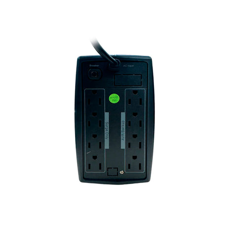 UPS 8 tomas Line Interactive 1000VA/500W 120vac TONAL