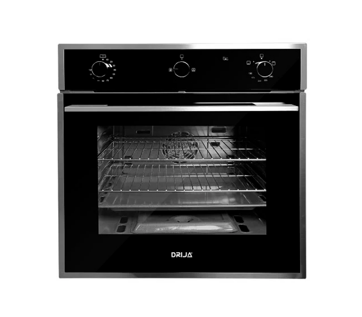 Horno p/empotrar a gas 60cm (24") Europa acero Drija