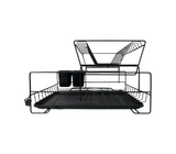Escurridor de platos 2 niveles 33.5x45x26 negro Pamorde