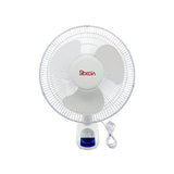 Ventilador de pared 16" con control blanco Roccia