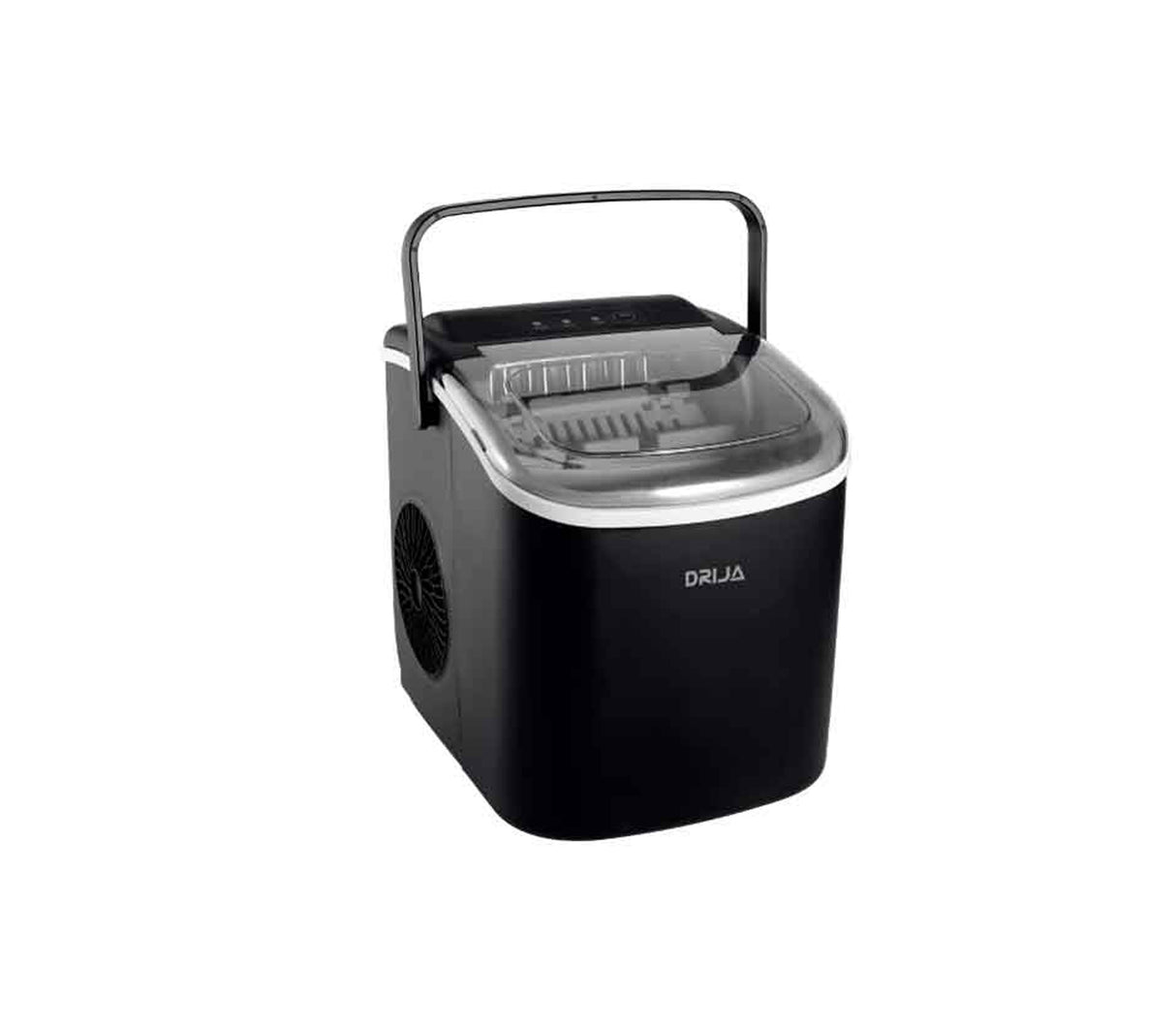 Fabricador de hielo 12kg-24horas negro Drija