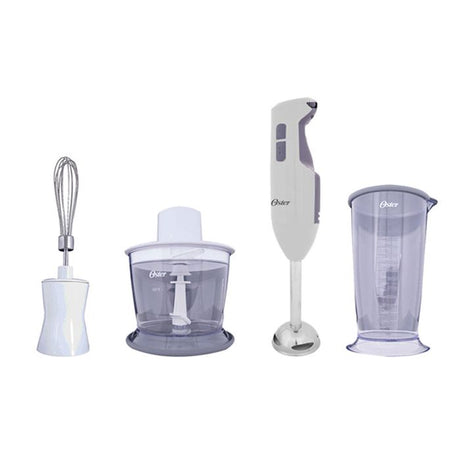 Batidora inmersion + picatodo blanca Oster