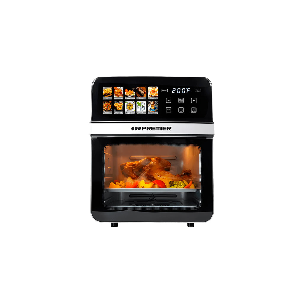 Freidora de aire 10.5 litros 1500W con pantalla táctil negro Premier