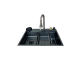 Fregadero Flusso 75 1 tina + accesorios acero Inox Vetrux