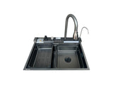 Fregadero Flusso Pro 68 1 tina + accesorios acero inox Vetrux