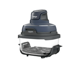 Freidora de aire portátil vidrio 4 en 1 Crispi 1500W Azul/gris Ninja
