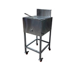 Freidora a gas 13.5L Estructura alta forrada Baldirio