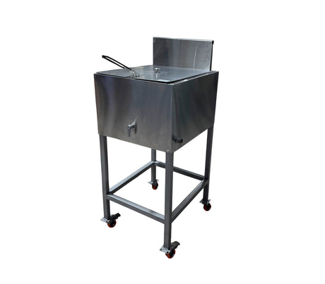 Freidora a gas 13.5L Estructura alta forrada Baldirio