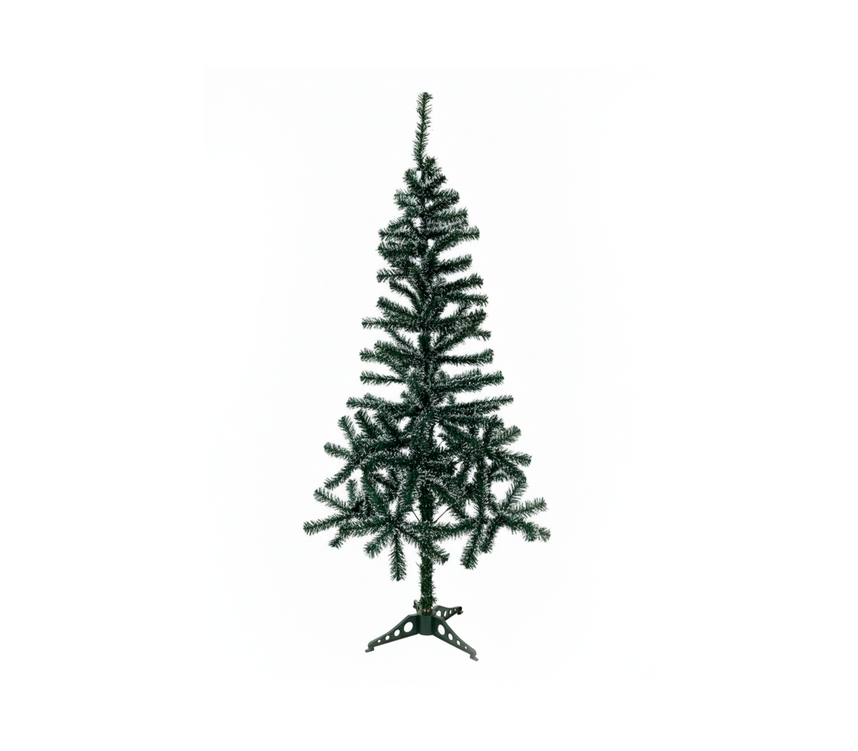 Árbol de navidad nevado 120cm verde El Gran Ocho