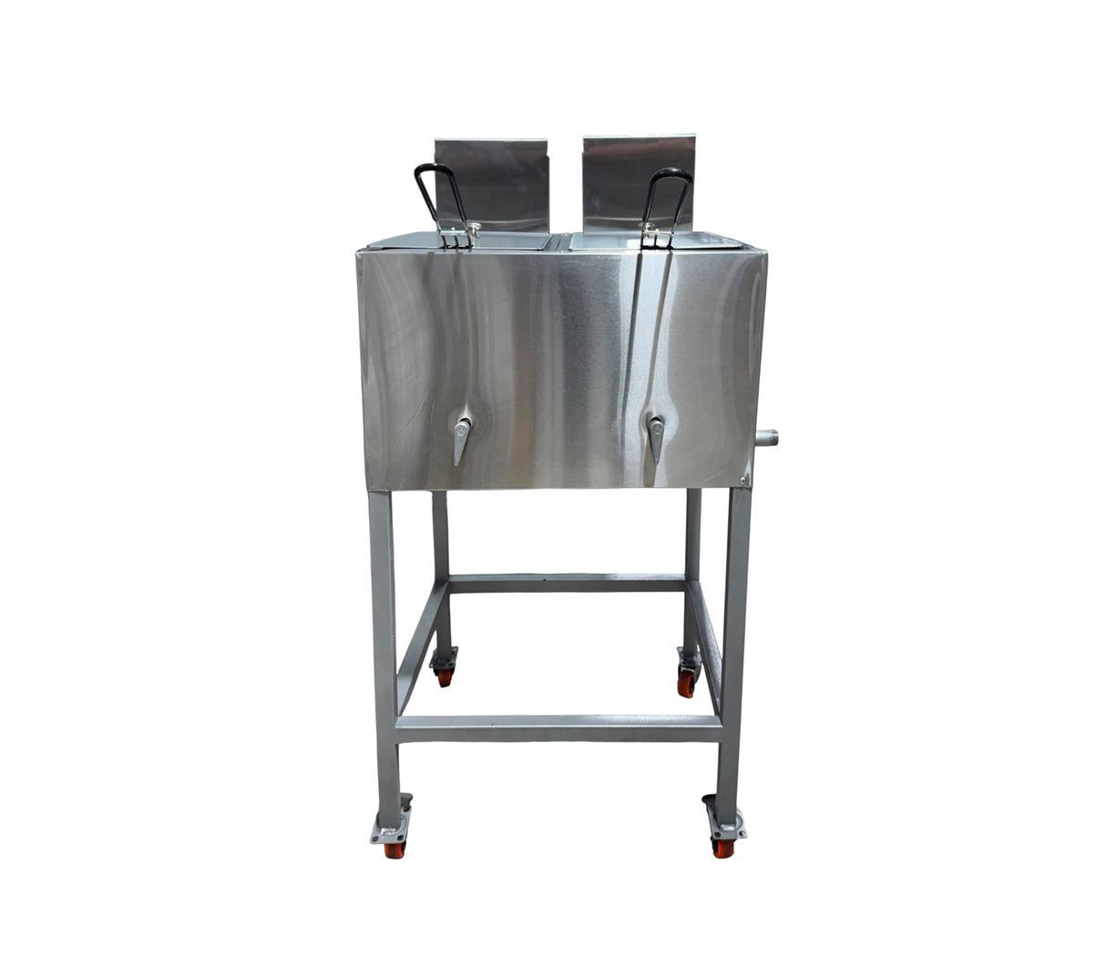 Freidora a gas 7 litros alta forrada con ruedas Baldirio