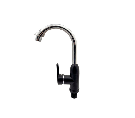Llave para fregadero plástica adda negro Faguax