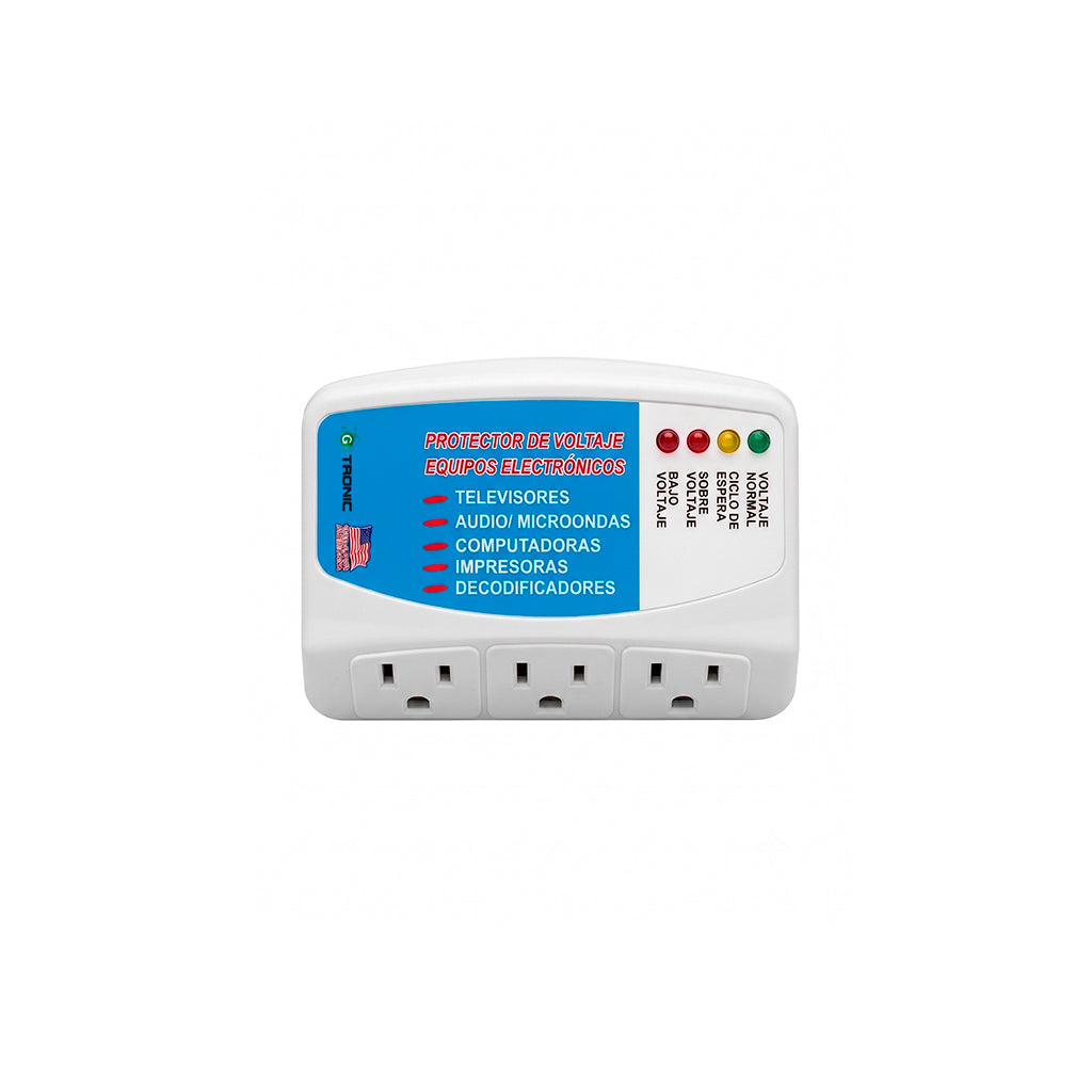 Protector de voltaje para equipos electrónicos 120V Gtronic