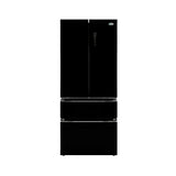 Nevera French Door 16.6 pies sin escarcha negro tipo espejo Gtronic