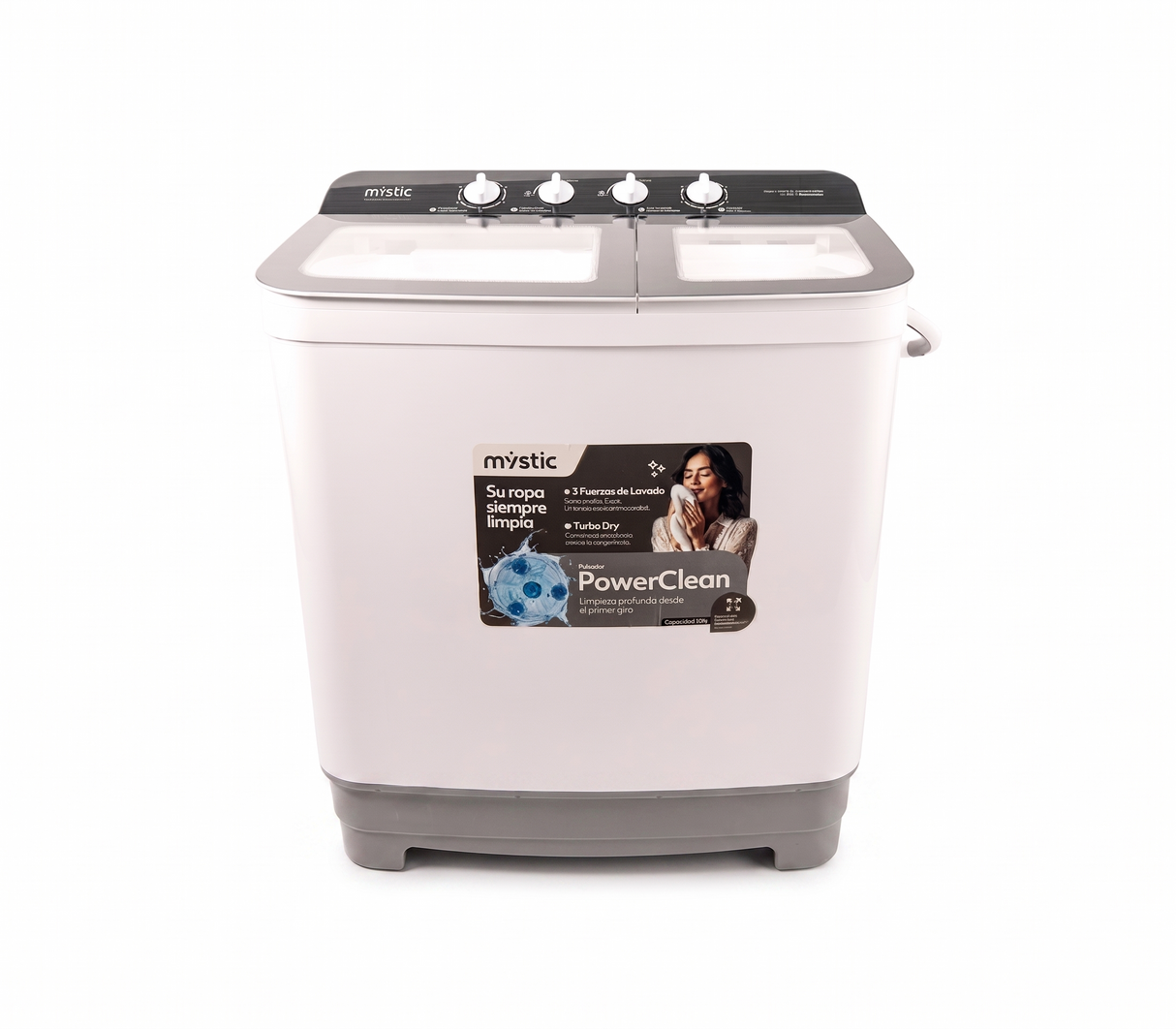 Lavadora Semi Automática 12Kg Con Bomba MYSTIC