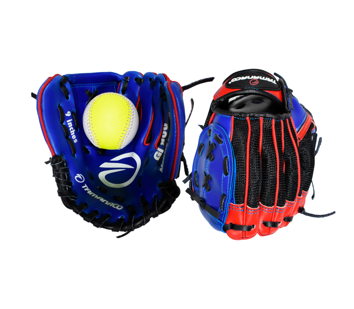 Guante + pelota pre-infantil derecho cerrado 9" Tamanaco