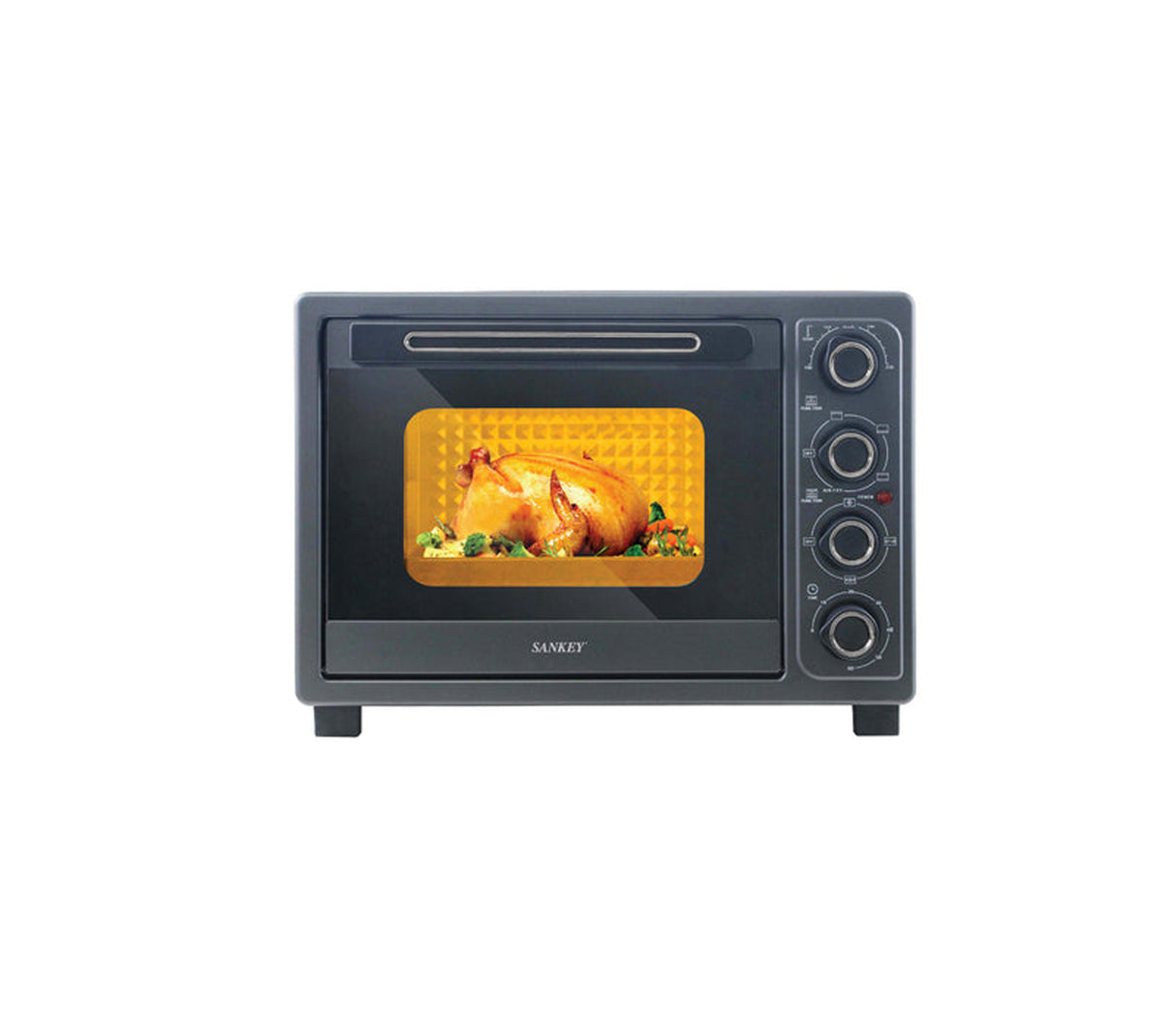 Horno eléctrico 48L 1600W Gris Sankey