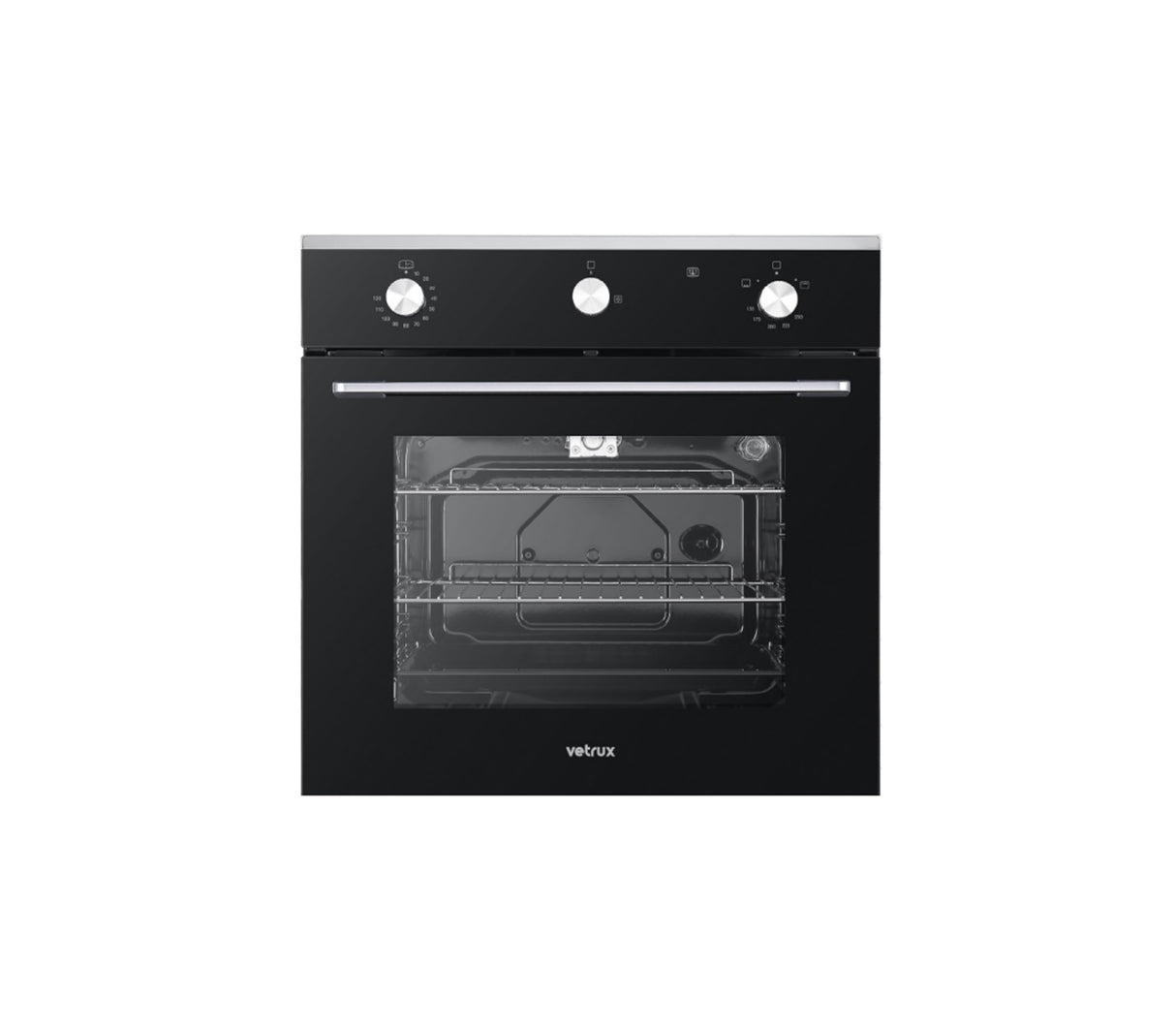 Horno a gas ignita pro 60cm Vetrux