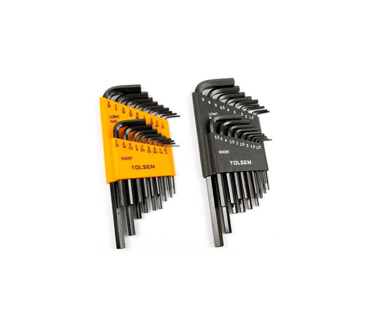 Juego de llaves Allen milimétricas y pul 36 piezas Tolsen