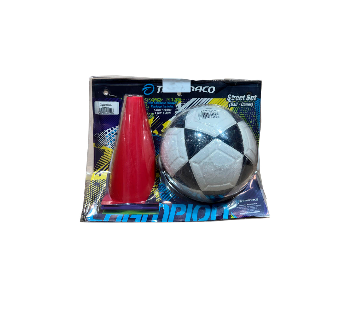 Juego Street set fubolito No.3 Tamanaco