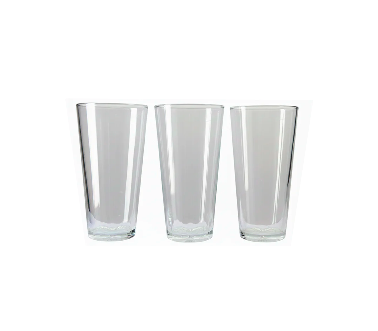 Juego de vasos de vidrio 3 piezas Pamorde