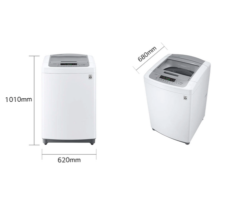Lavadora automática inverter 15 kg blanca LG