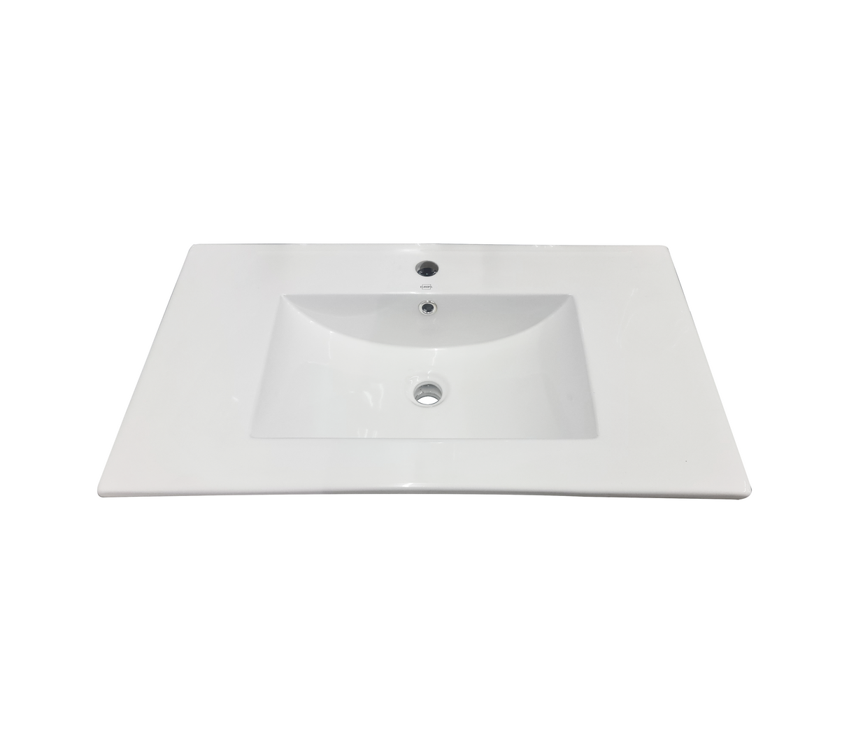 Lavamanos p/empotrar 81 x 46 cm blanco brillante Europa