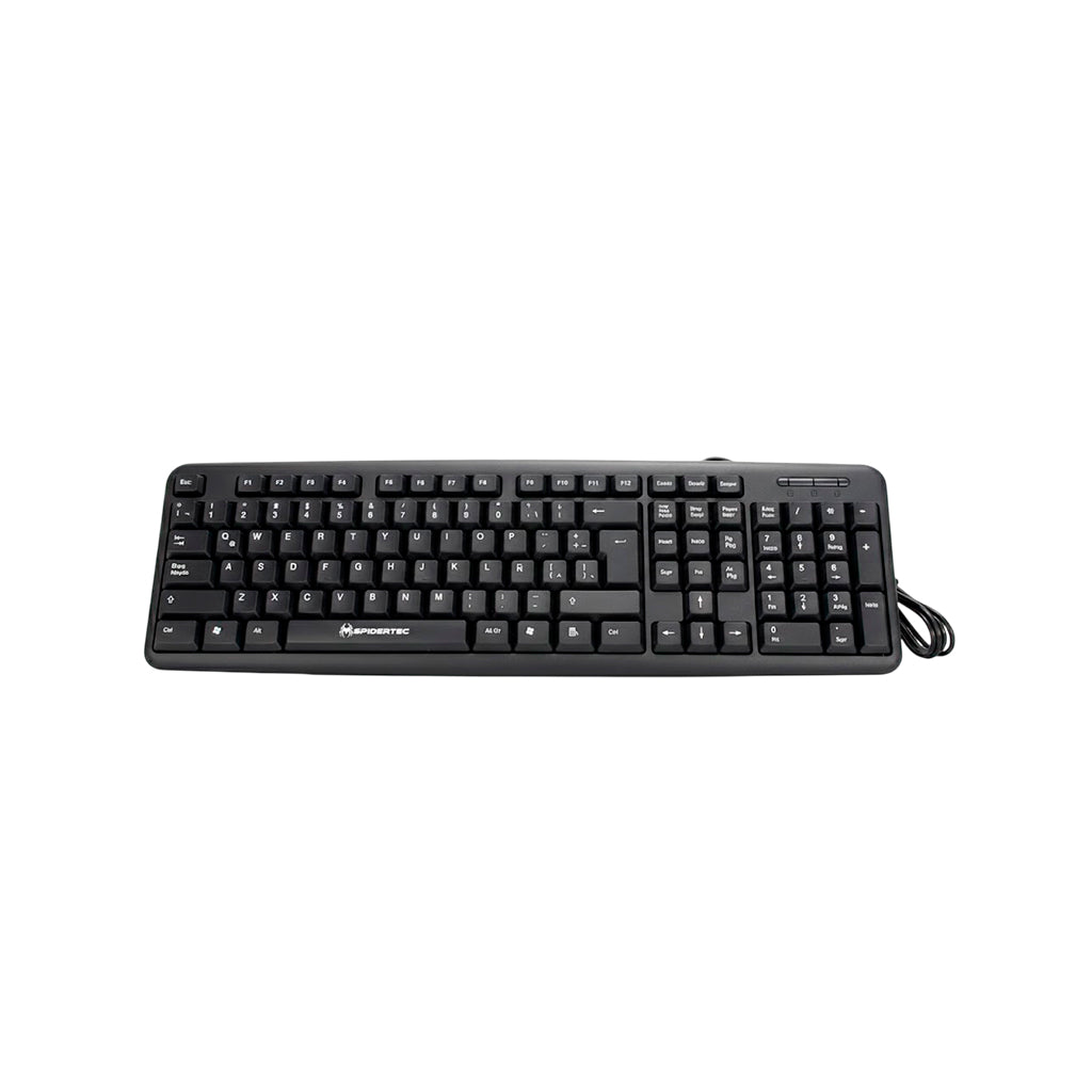 Teclado alámbrico USB LK-365 negro Spidertec