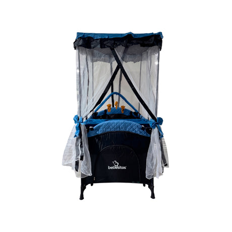 Corral con mosquitero alto y cambiador Mod. London Bebesitos