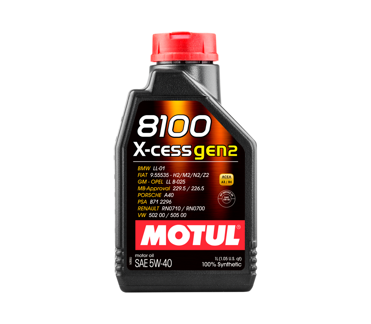 Lubricante 8100 X-Cess Gen2 1l Sae 5w-40 Motul