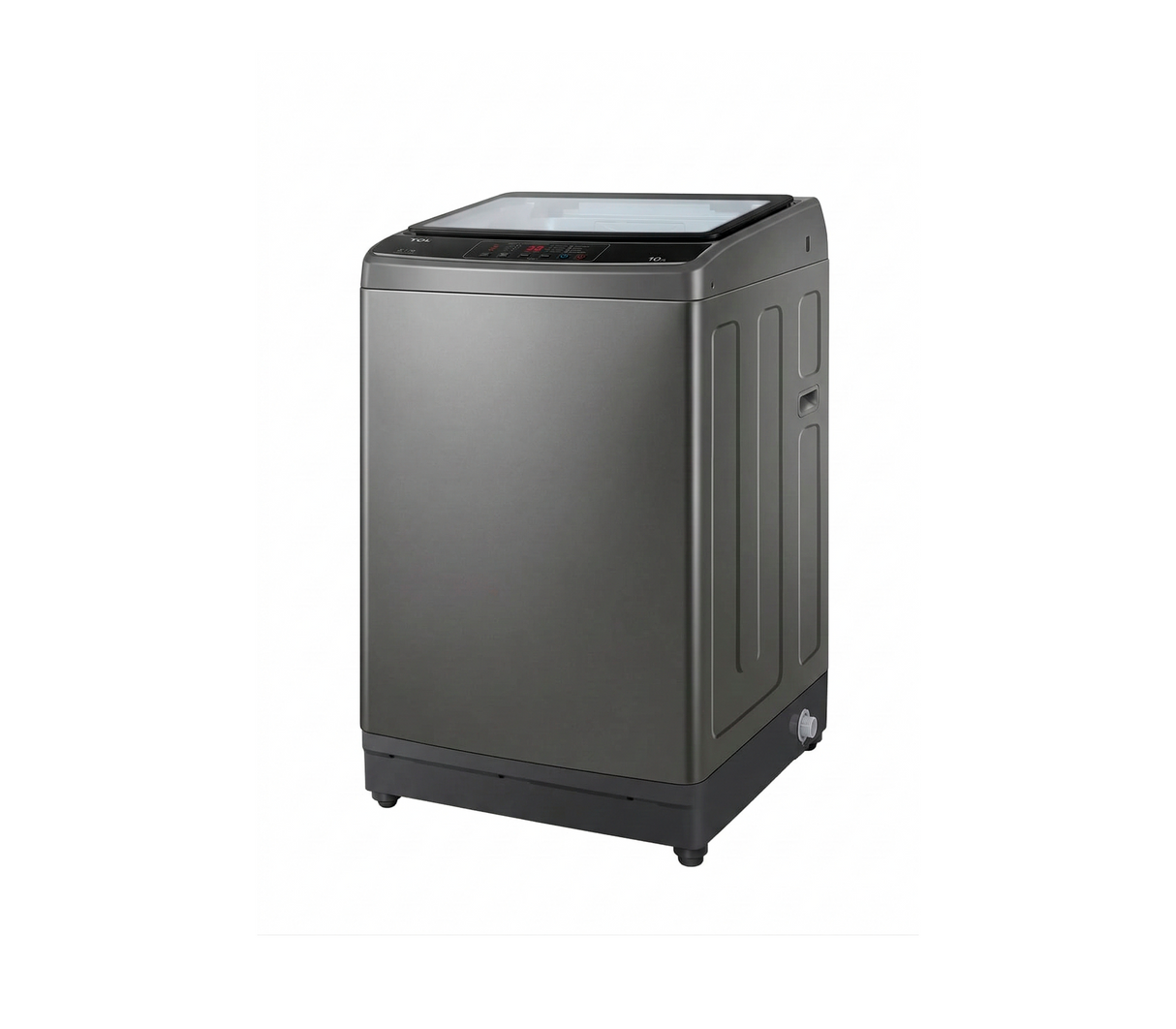 Lavadora automática 10 kg gris TCL