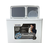 Lavadora semiautomática con bomba 22 KG blanco Mystic