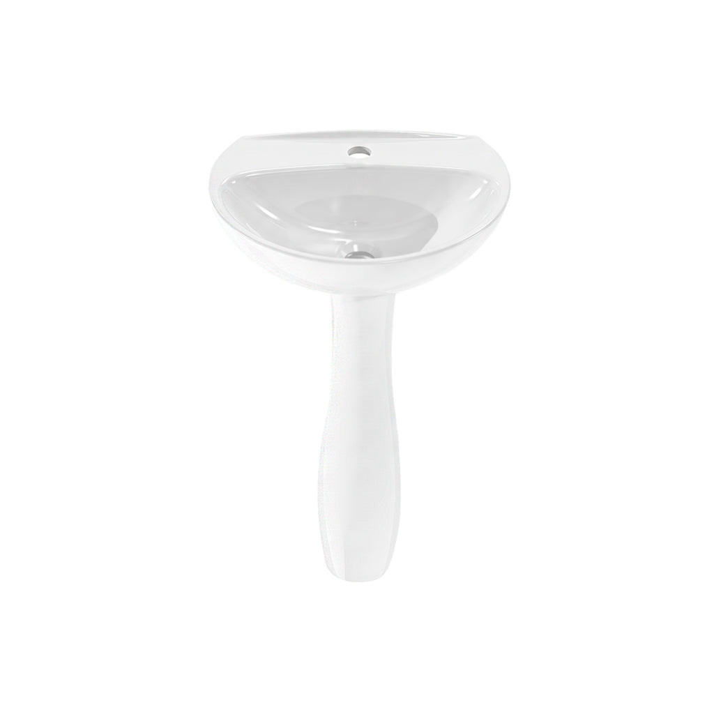 Lavamanos Guatapurí con pedestal blanco Roma