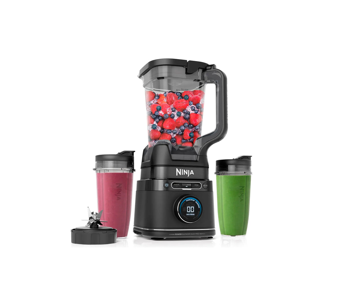 Licuadora Detect Power 10V 1.8 litros 1800W negro/plata Ninja