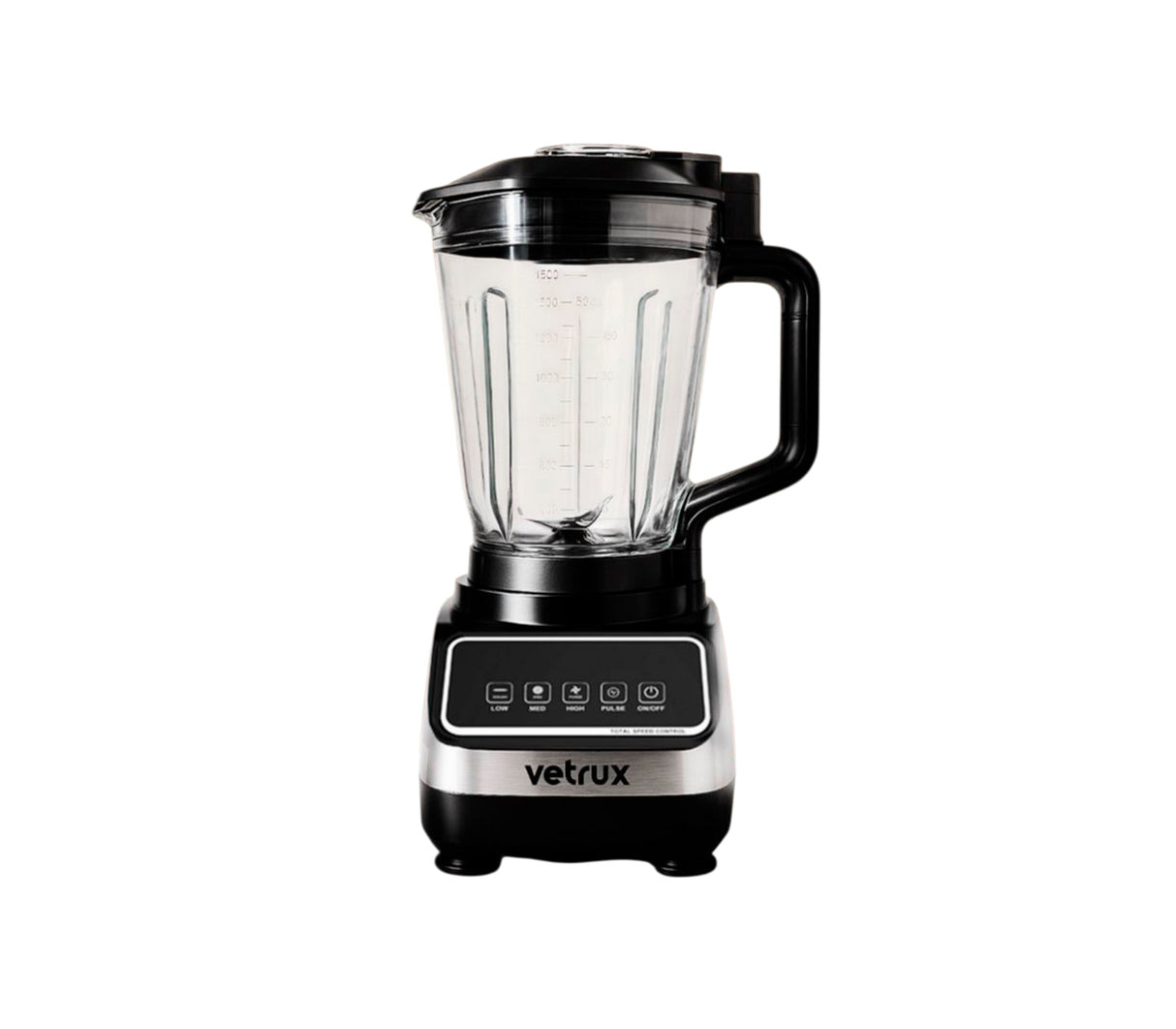 Licuadora blendor max negro/acero Vetrux