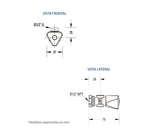 Llave de arresto doble 1/2" x 1/2" FP