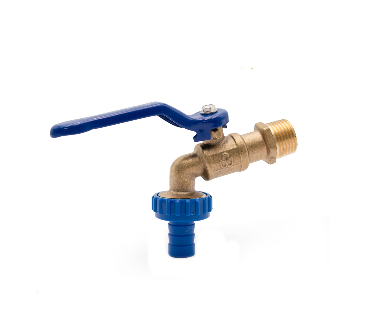 Llave de chorro paso rápido 3/4" x 1/2" bronce Griven
