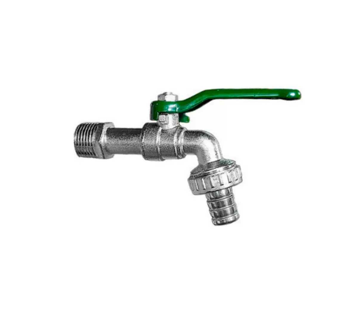Llave de chorro 1/2" plateada Jadever