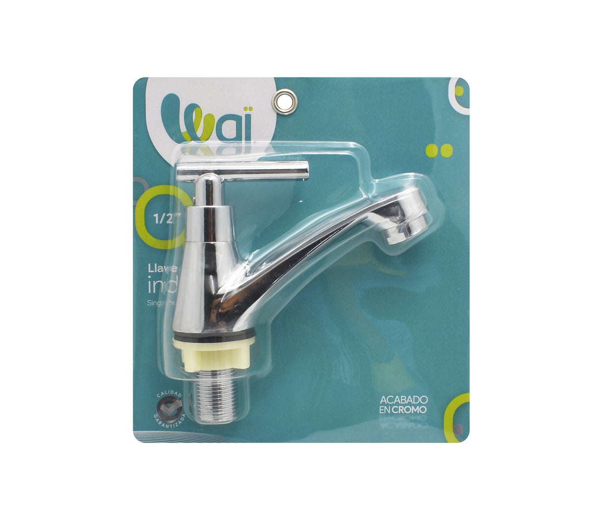 Llave lavamanos individual m/palito Wai