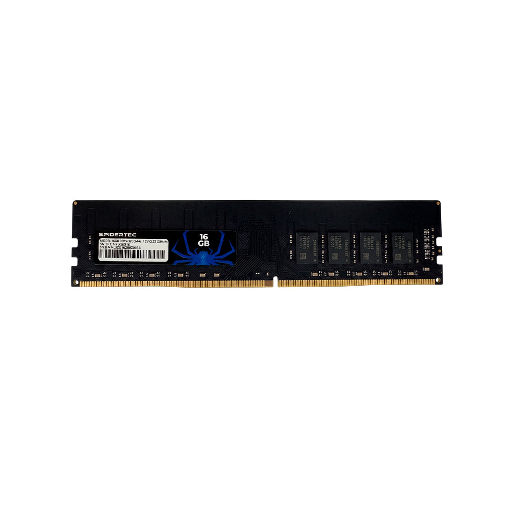 Memoria RAM 16GB DDR4 3200MHz CL22 Desktop negro Spidertec