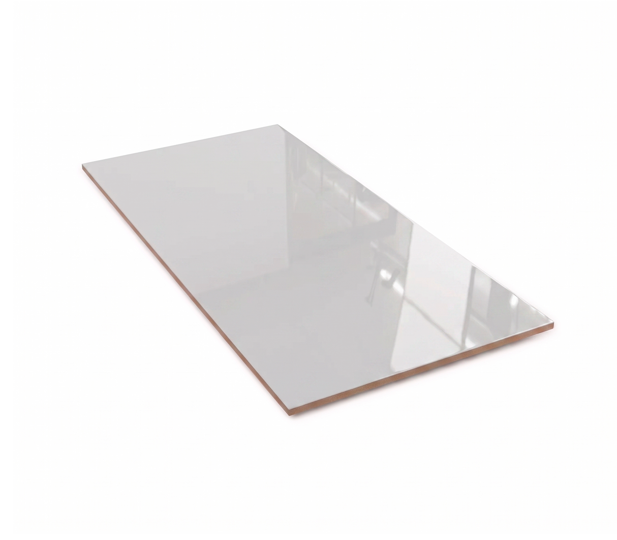 Lámina de melamina MDF 15mm 1,22x2,44m cristal gray glossy Powerfik