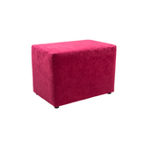 Puff rectangular tapizado tela Gamuza Mon Flex
