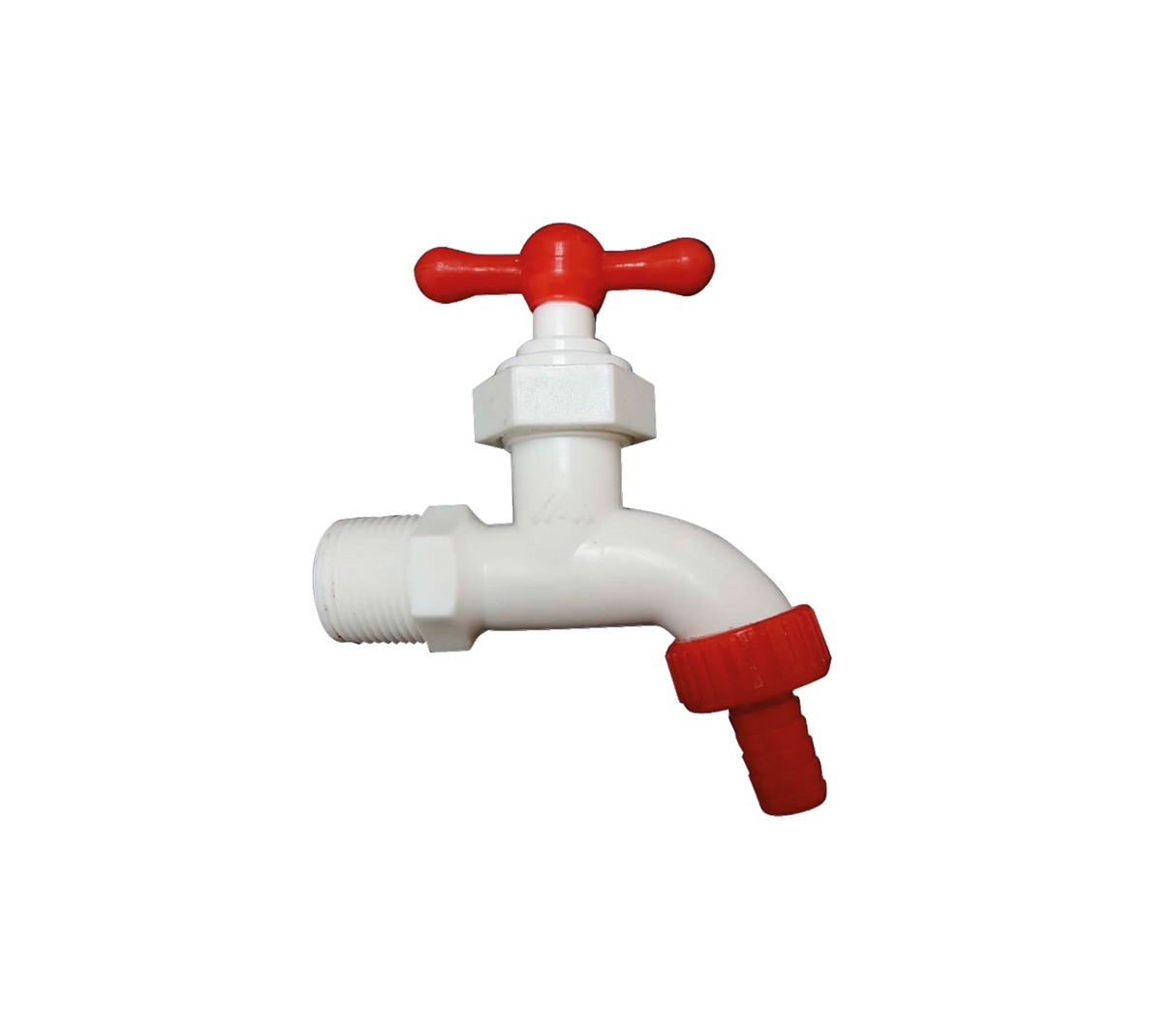 Llave De Chorro De 1/2" Plastica Con Pico Metales Aleados